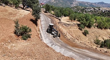 Elazığ'da ulaşımı rahatlatacak Bükardi güvenlik yolu projesinde sona yaklaşıldı