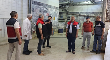 Kırmızı Et kesimhanelerine denetim ve bilgilendirme ziyareti