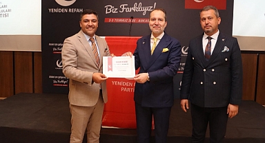 Yeniden Refah Partisi üye çalışmasında Elazığ Türkiye birincisi oldu 