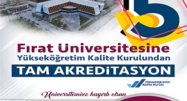 YÖKAK'tan tam akreditasyon belgesi almaya hak kazanı
