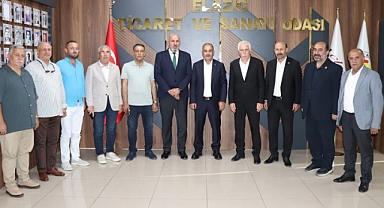 Muhtarlar Federasyonu Başkanı, Alan'ı ziyaret etti