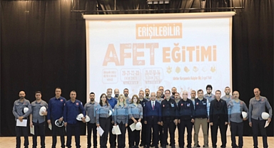 Egitimlerini başarı ile tamamlayanlara belgeleri verildi