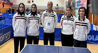Elazığ Belediyespor Masa Tenisi Kadın Takım lige iyi bir başlangıç yaptı