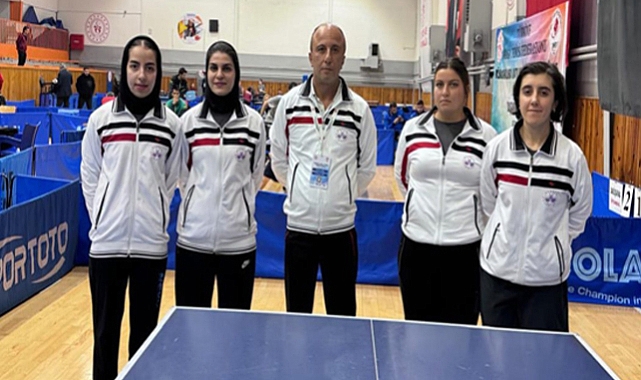 Elazığ Belediyespor Masa Tenisi Kadın Takım lige iyi bir başlangıç yaptı