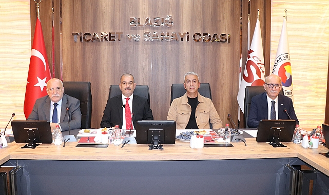 Elazığ TSO Ekim Ayı Meclis toplantısını gerçekleştirdi