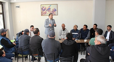 Hizmet-İş Sendikası Başkan Adayı Ertürk çalışmalarını sürdürüyor