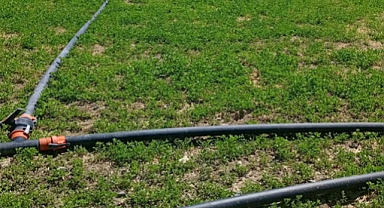 Modern sulama sistemleriyle 1.042 dekar alan verimli sulanacak