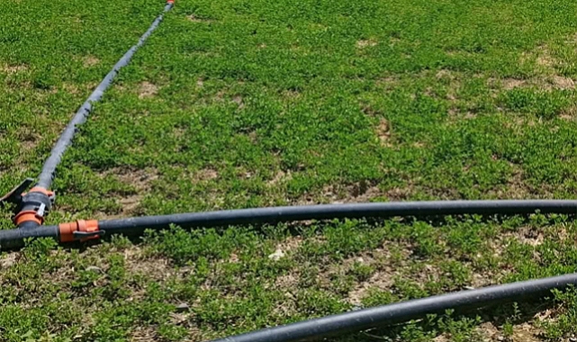 Modern sulama sistemleriyle 1.042 dekar alan verimli sulanacak