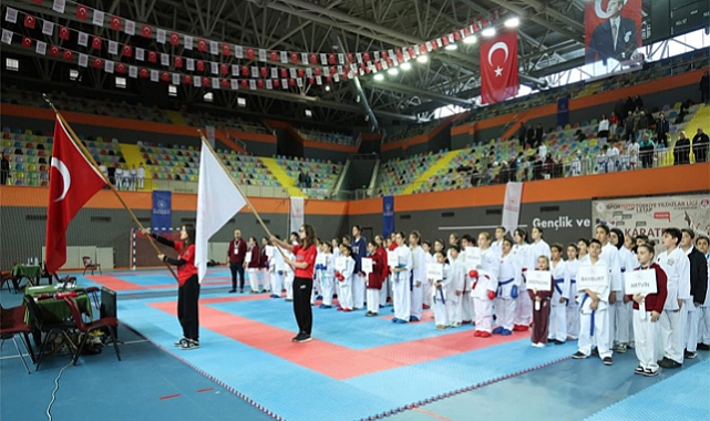 Diyarbakır'daki Yıldızlar Ligi Karate müsabakalarında Elazığ rüzgârı esti