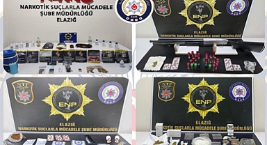 Elazığ'da Uyuşturucu Operasyonları: 1 Ayda 3 Kilogram Sentetik kannabinoid ele geçirildi
