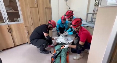 Hastanede Afet tatbikatı