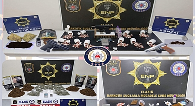 Elazığ'da Uyuşturucuya Büyük Darbe: 19 tutuklama
