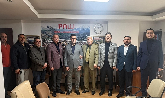 Elazığ TSO Başkan Adayı Ahmet Ballıca'dan Palu Kültür ve Dayanışma derneği'ne ziyaret
