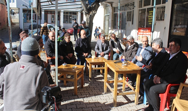 HÜDA PAR Elazığ'dan Arıcak'ta Uyuşturucuya karşı saha çalışması yaptı