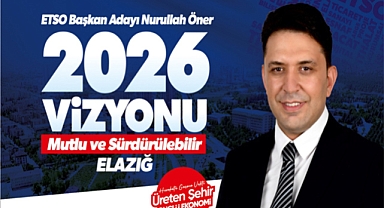 Öner: 2026'da mutlu ve sürdürülebilir Elazığ hedefliyoruz
