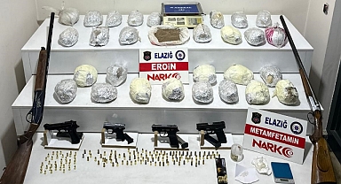 Elazığ’da Uyuşturucu Operasyonu: 4 Şüpheli yakalandı, 30 kilodan fazla eroin ele geçirildi