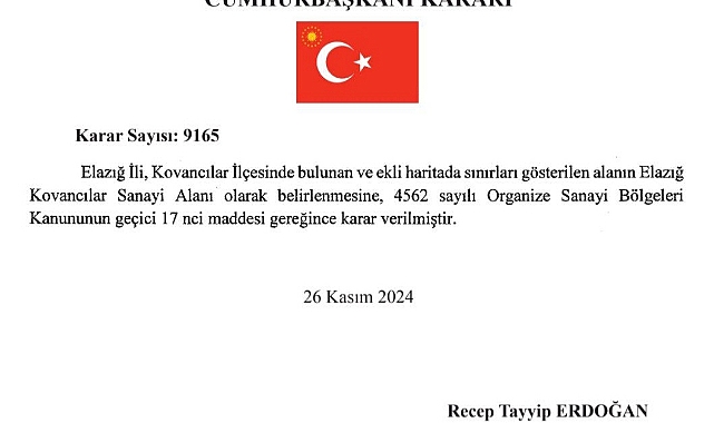 Milletvekili Keleş: Kovancılar karma OSB protokolü onaylandı