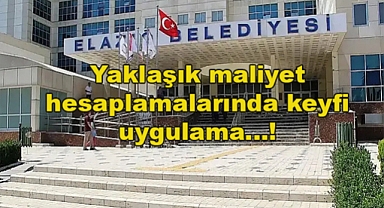 Sayıştay’dan Elazığ belediyesi’ne yaklaşık maliyet uyarısı