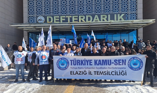 Türk Kamu-Sen'den Elazığ'da; Ücrette hakkaniyet, vergide adalet çağrısı