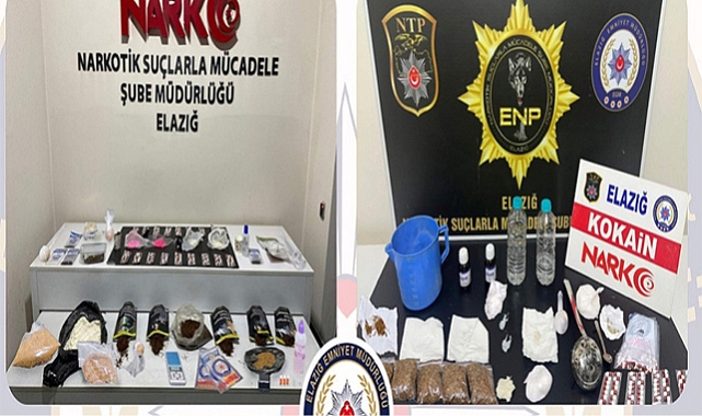 Elazığ'da Son 20 Günde Uyuşturucu Operasyonu: 20 Tutuklama