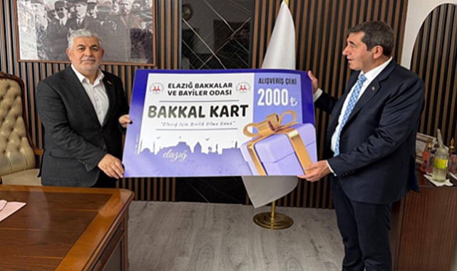 Elazığ İl Müftüsü Yusuf Bingöl'den Bakkal kart projesine destek çağrısı