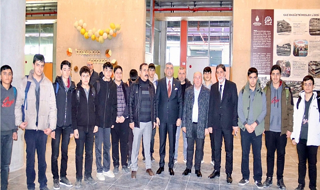 Erol, Gazi MTAL'yi ziyaret etti