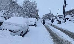 Kar yağışı 115 köy yolunu ulaşıma kapattı