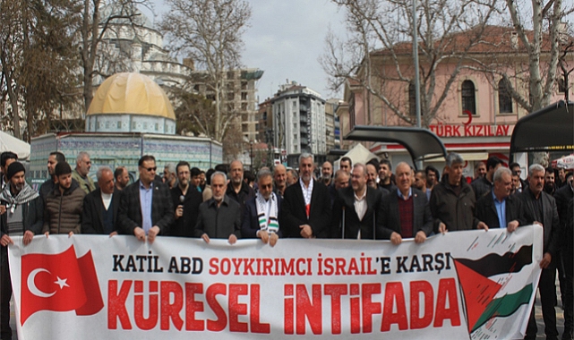 Elazığ'da Dünya Kudüs günü kapsamında basın açıklaması yapıldı