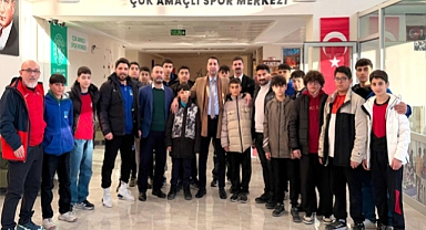 Elazığ’da güreşçilere moral ziyareti