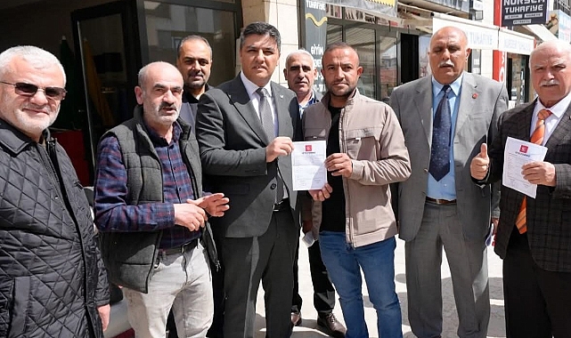 Elazığ'da Yeniden Refah Partisi'nden mahalle ziyareti