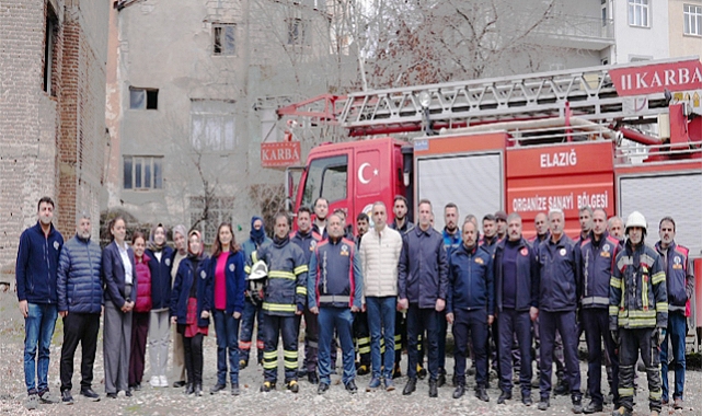 Elazığ itfaiyesi'nden OSB personeline yangın eğitimi
