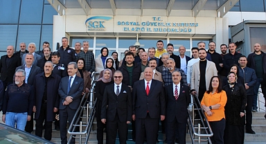 Elazığ SGK’da devir teslim töreni düzenlendi