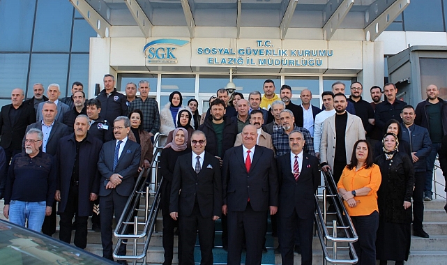 Elazığ SGK'da devir teslim töreni düzenlendi