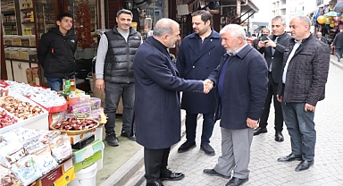 ETSO Başkanı Alan'dan bayram öncesi esnaf ziyareti