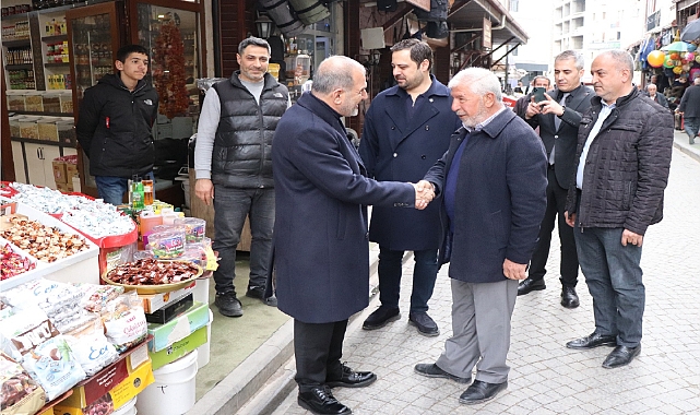 ETSO Başkanı Alan'dan bayram öncesi esnaf ziyareti