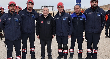 Fırat EDAŞ arama kurtarma ekibi, AFAD tatbikatında yer aldı