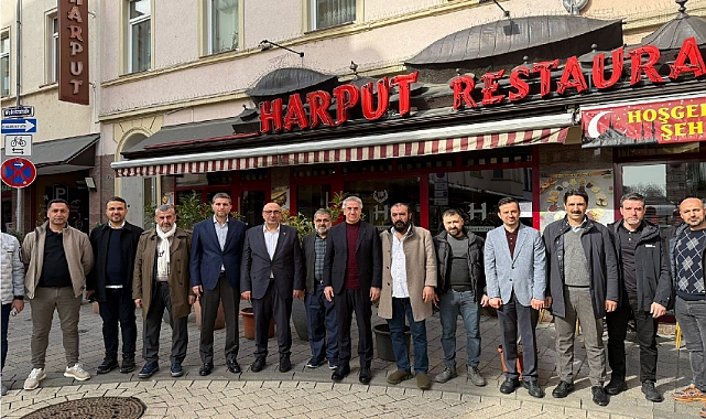 Milletvekili Nazırlı Avrupa'da Elazığlılarla buluştu