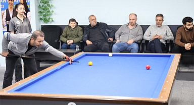 Elazığ'da 3 bant bilardo heyecanı sona erdi