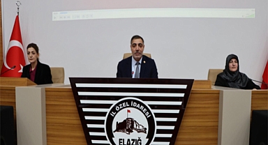 Elazığ İl Genel Meclisi'nde Nisan Ayı Toplantısı Başladı: Başkanlığa Çelik yeniden seçildi