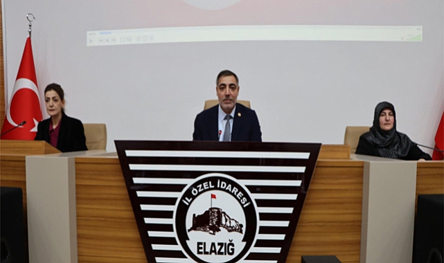 Elazığ İl Genel Meclisi'nde Nisan Ayı Toplantısı Başladı: Başkanlığa Çelik yeniden seçildi