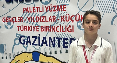 Yüzme'de Elazığlı sporcu Türkiye şampiyonu oldu