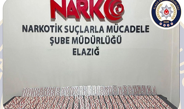 Elazığ'da Narkotik Operasyonu: 3 şüpheli tutuklandı