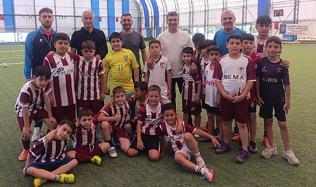 Bozkurt, Genç futbolcu adaylarını ziyaret etti