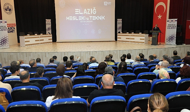 Elazığ'da Mesleki ve teknik eğitim sempozyumu düzenlendi