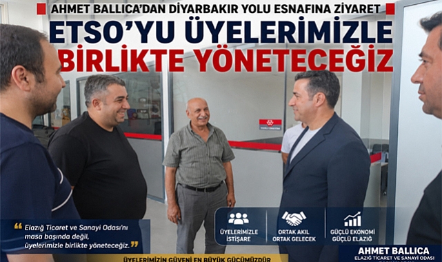 Ahmet Ballıca'dan Diyarbakır Yolu Esnafına Ziyaret: