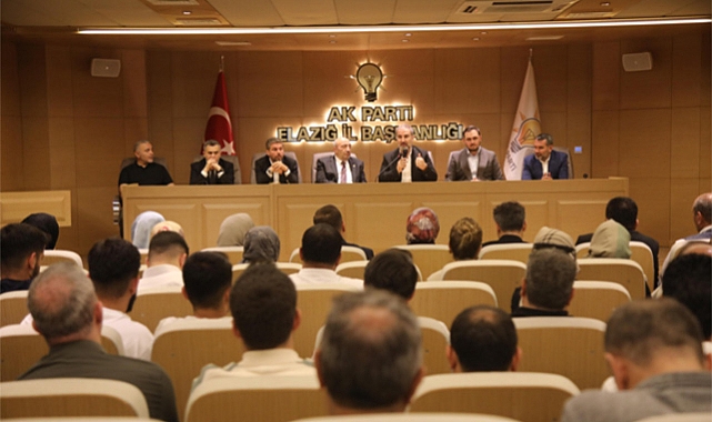 AK Parti Genel Başkan Yardımcısı Mustafa Şen'den Elazığ teşkilatına teşekkür