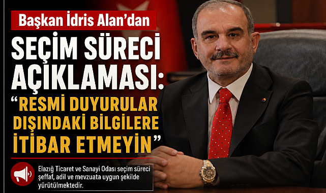 Başkan İdris Alan'dan Seçim Süreci Açıklaması: