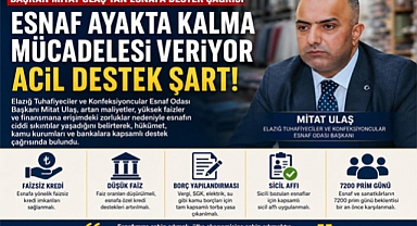Başkan Ulaş'tan Esnaf İçin Destek Çağrısı: