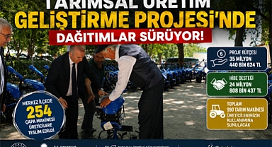DAP Destekli Tarımsal Üretim Geliştirme Projesi'nde Makine Dağıtımları Sürüyor
