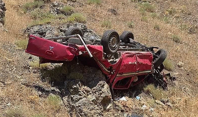 Elazığ'da Orman İşçileri Faciadan Döndü: Müdahale aracı uçuruma yuvarlandı!